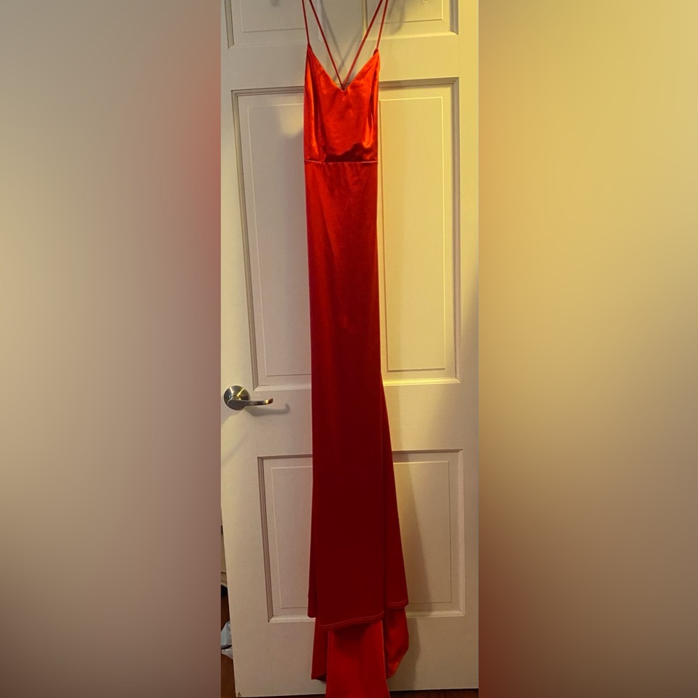 Elegant Red Maxi Dress
